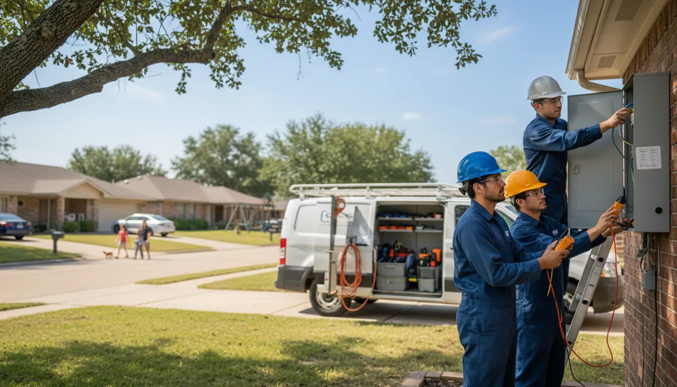 Certified electrician providing emergency electrical services in Decatur, AL